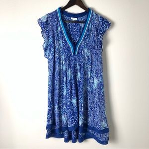 Poupette St. Barth Blue Mini Dress